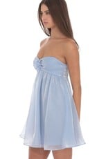 Lucy In The Sky Florette Strapless Babydoll Mini Dress