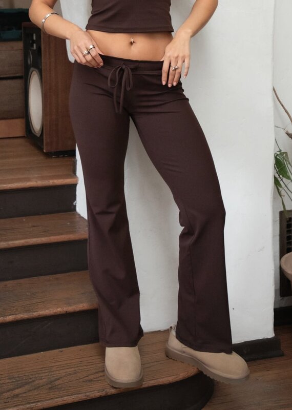 Nylee Soft Span Jersey Yoga Pants