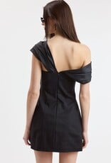 Gordon Asymmetrical Off Shoulder Mini Dress