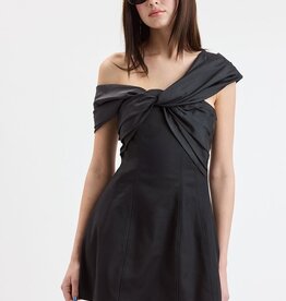 Gordon Asymmetrical Off Shoulder Mini Dress