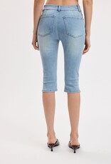 Schaefer Mid Rise Side Slit Capri Pants