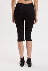 Schaefer Mid Rise Side Slit Capri Pants