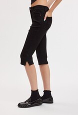 Schaefer Mid Rise Side Slit Capri Pants