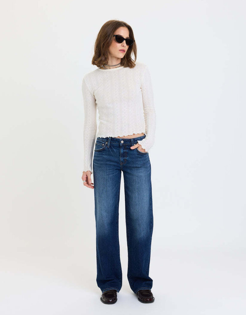 Keeper Low Rise Straight Leg Jeans