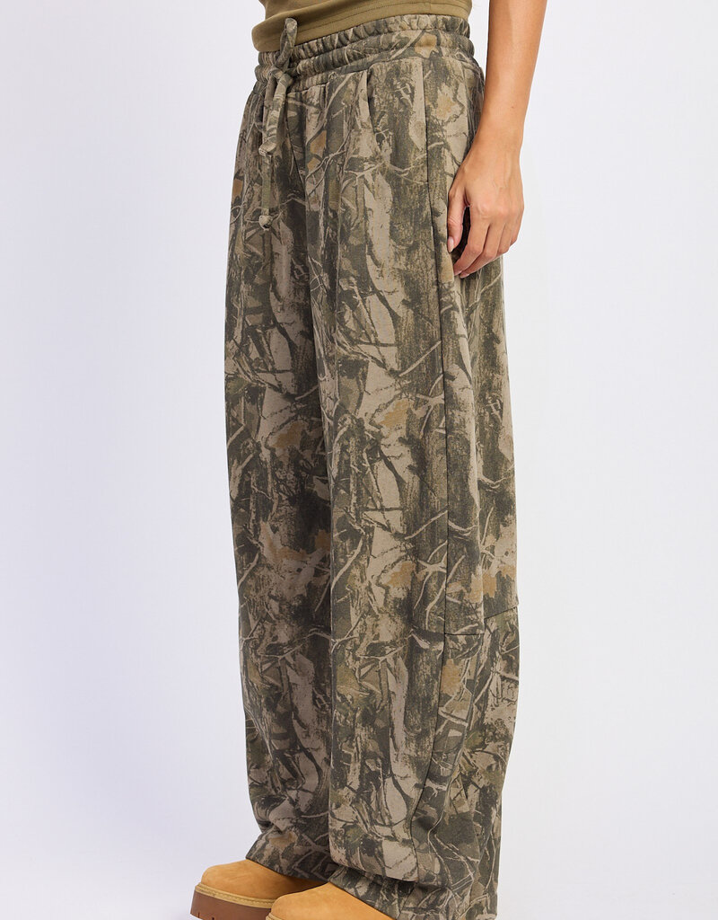 Drew Low Rise Camo Barrel Pants