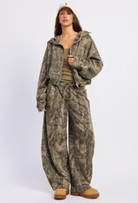 Drew Low Rise Camo Barrel Pants