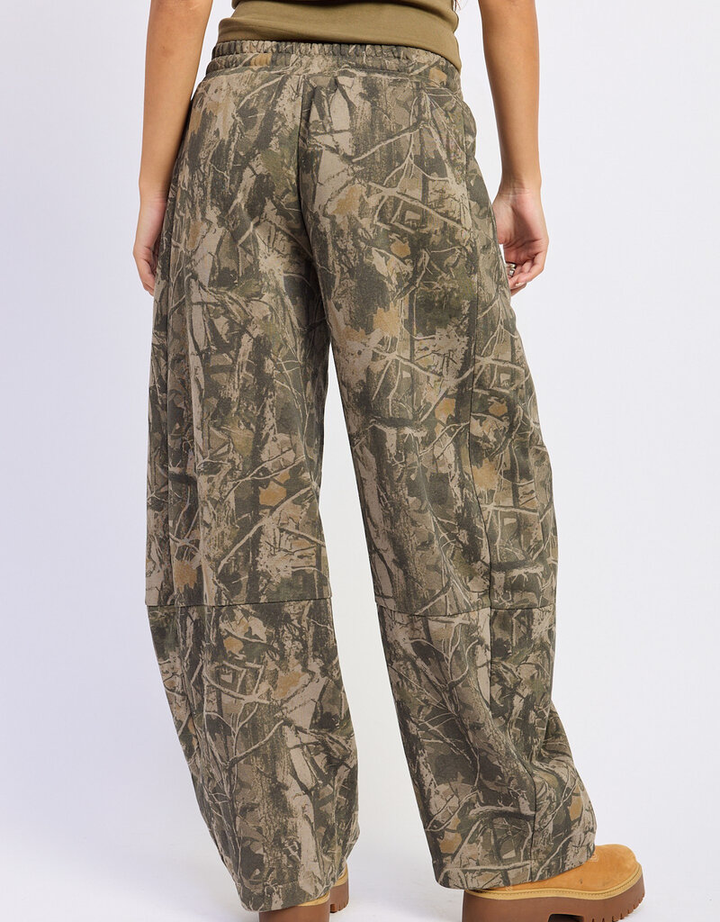 Drew Low Rise Camo Barrel Pants