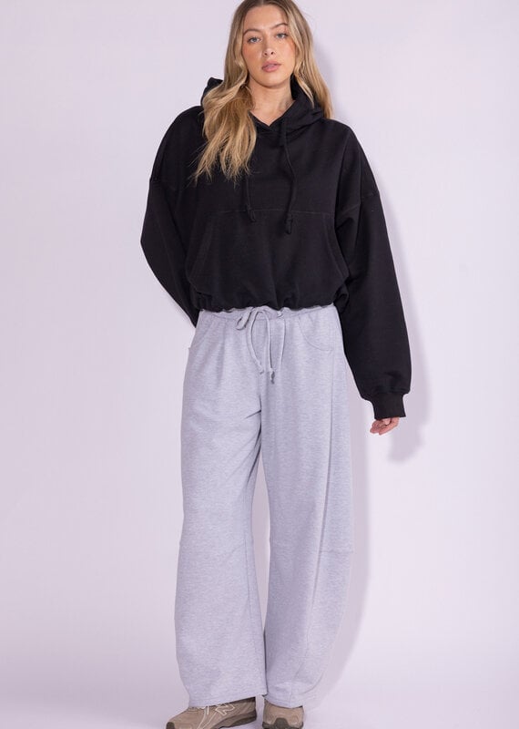 Gwen Barrel Leg Fleece Sweatpants
