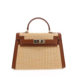 Billini Hariette Raffia Handle Bag Natural Raffia Tan