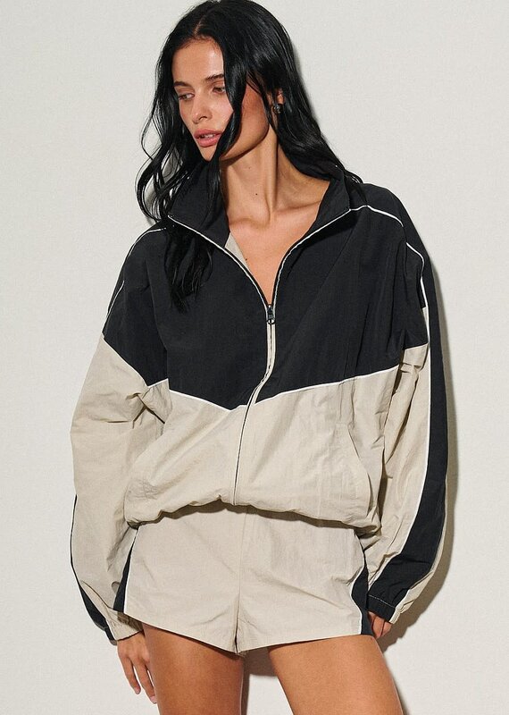 Frankie Color Block Windbreaker Jacket