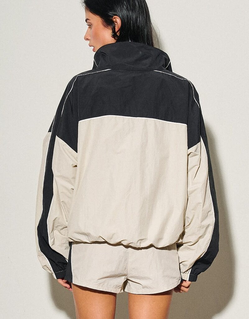 Frankie Color Block Windbreaker Jacket