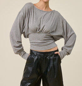 Croc Faux Leather Bermuda Shorts