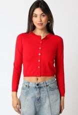 Gianna Cropped Cardigan Sweater