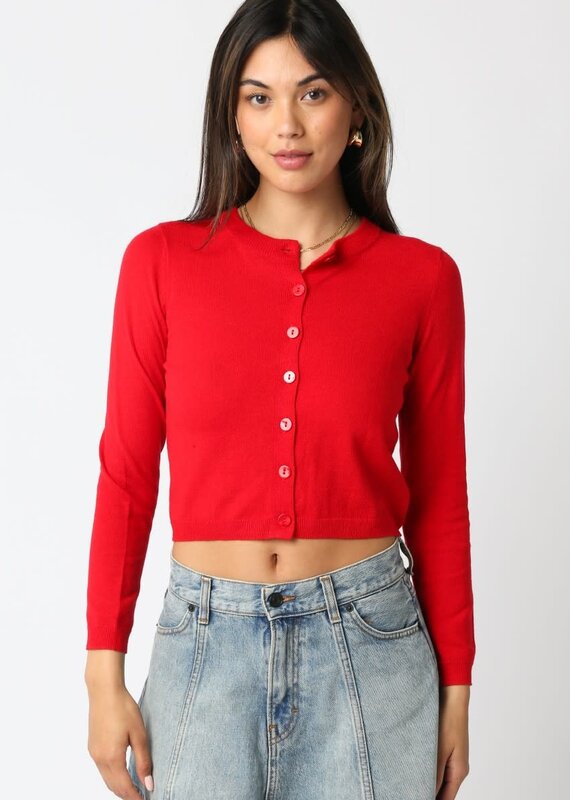 Gianna Cropped Cardigan Sweater