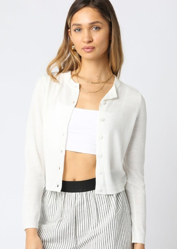 Gianna Cropped Cardigan Sweater
