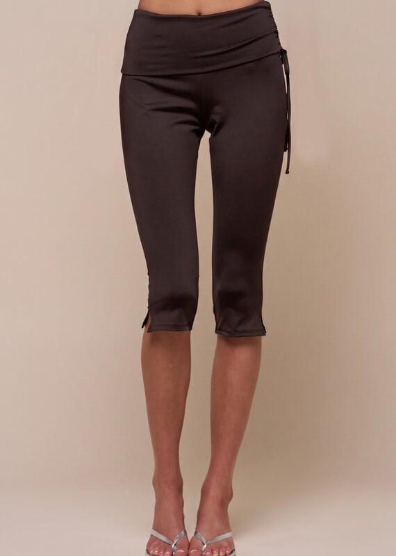 Carmody Drawstring Fold Over Capri Pants