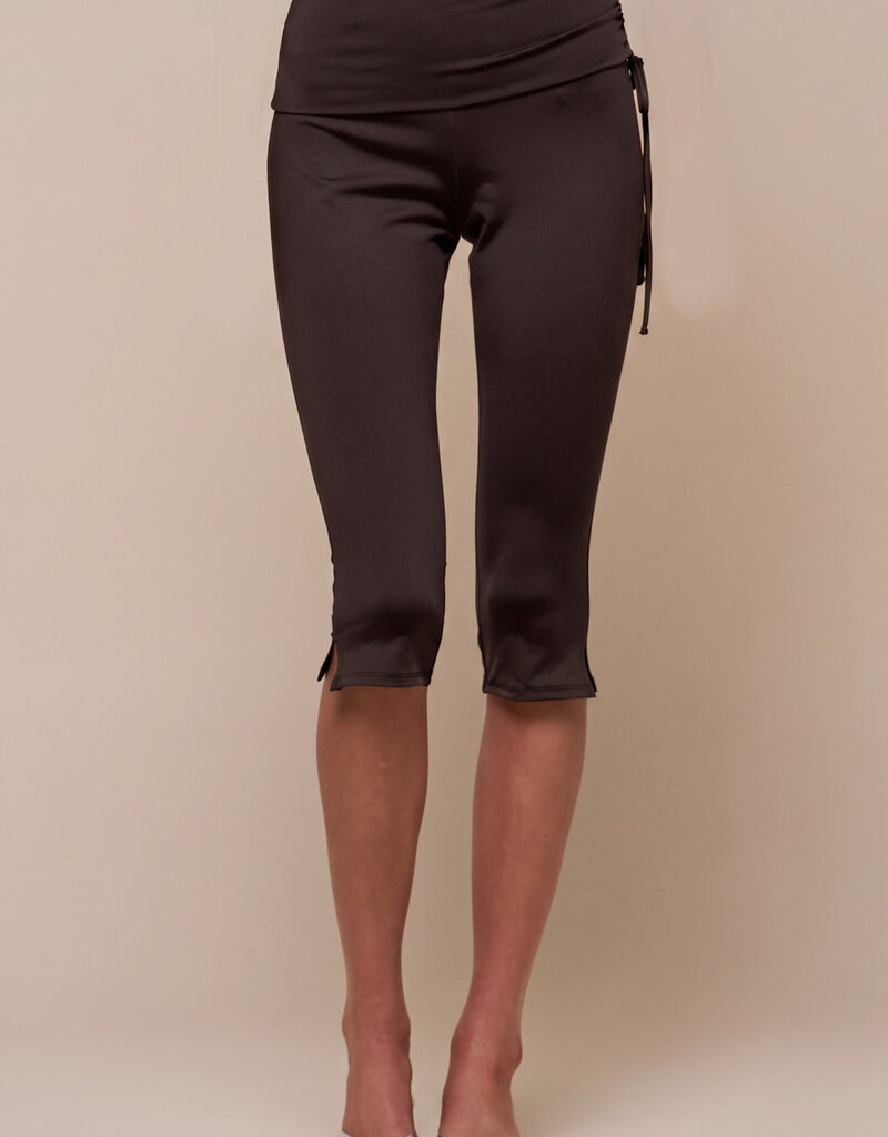 Carmody Drawstring Fold Over Capri Pants