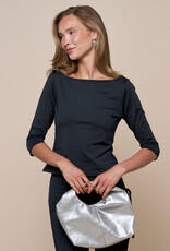 Carmody 3/4 Sleeve Boat Neck Top