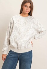 Tree Camouflage Fleece Crewneck Sweatshirt