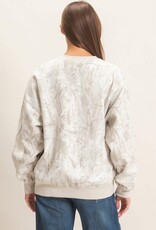Tree Camouflage Fleece Crewneck Sweatshirt