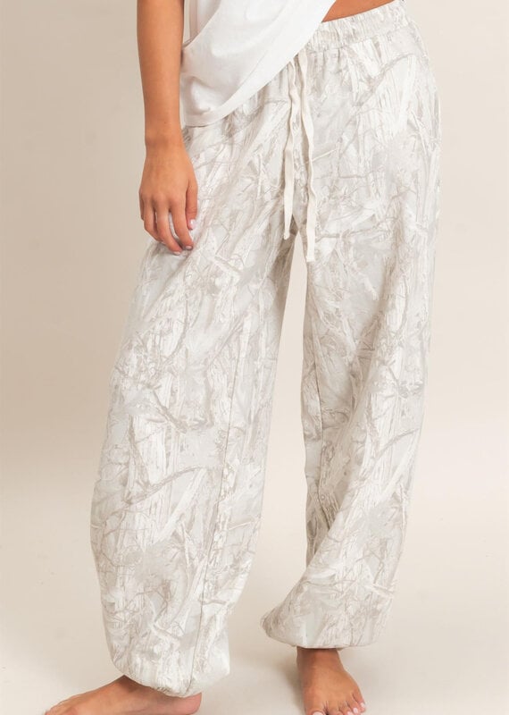 Tree Camouflage Fleece Jogger Sweatpants
