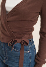 Wrap Knit Long Sleeve Sweater