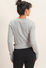 Wrap Knit Long Sleeve Sweater
