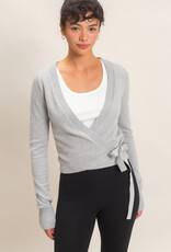 Wrap Knit Long Sleeve Sweater