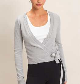 Wrap Knit Long Sleeve Sweater