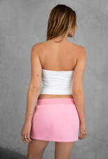 Kolbi Side Stripe Fleece Skort Mini Skirt
