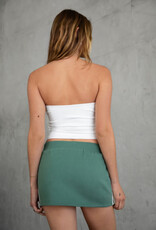 Kolbi Side Stripe Fleece Skort Mini Skirt