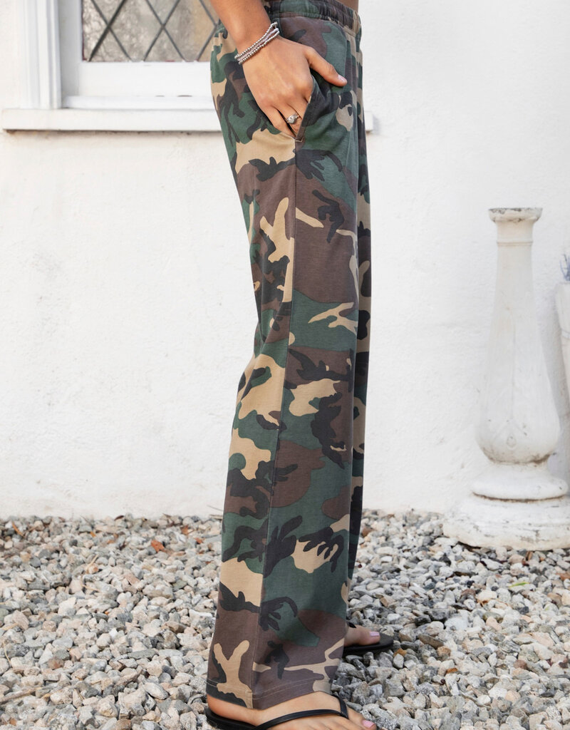 Scout Camo Washed Jersey Pants