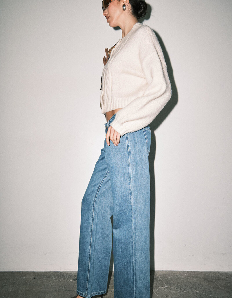 Hope Cable Knit Cardigan Sweater