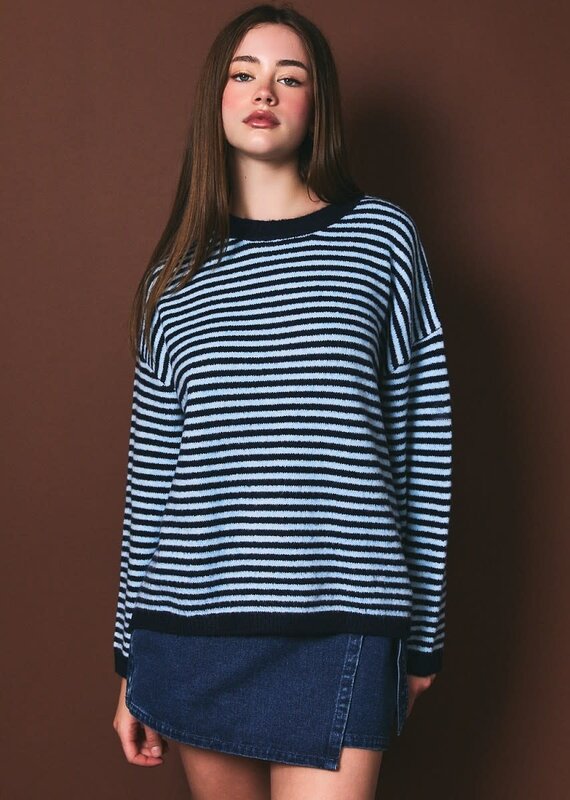 McKenna Striped Crewneck Sweater