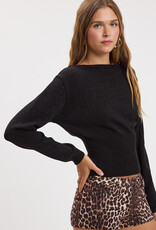 Caroline Fitted Waist One Shoulder Sweater