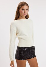 Caroline Fitted Waist One Shoulder Sweater