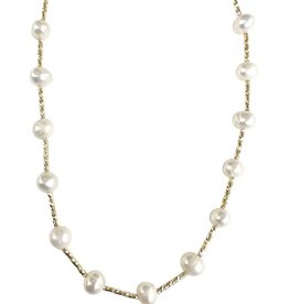 Halo Pearl Necklace