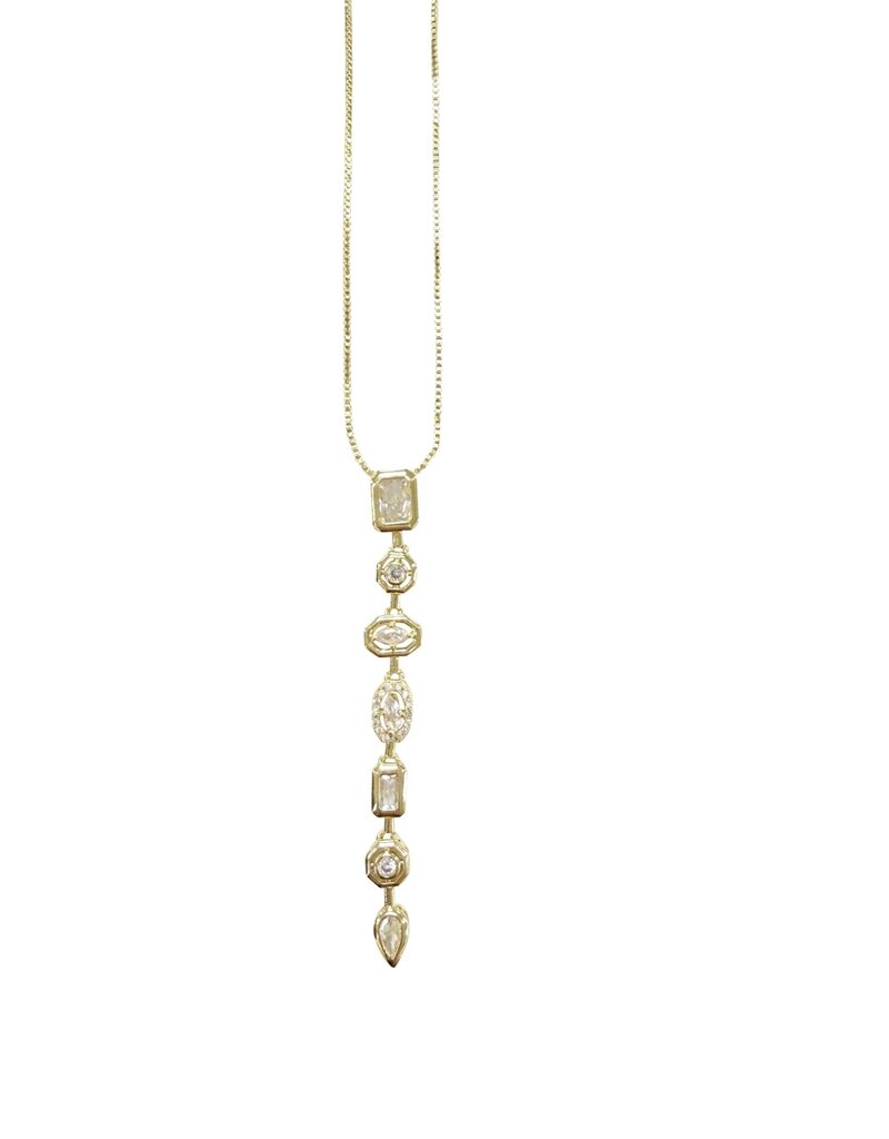 Tovie CZ Drop Necklace #4