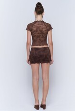 Kira Floral Lace Skort Mini Skirt