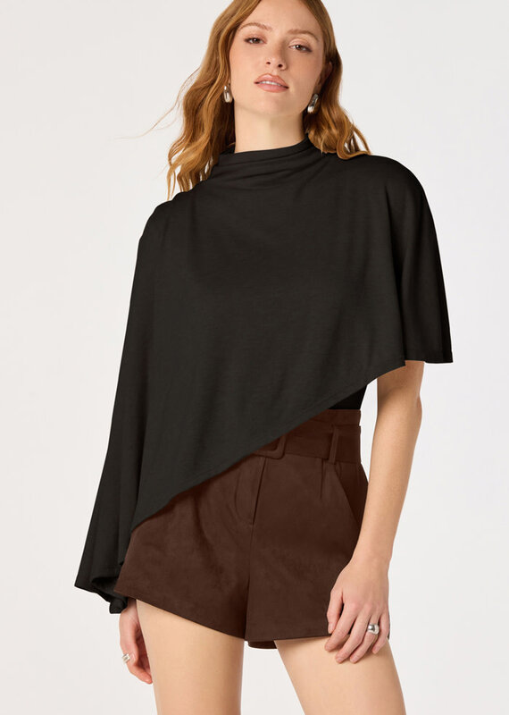 ASTR Jailene Asymmetrical Cape Top