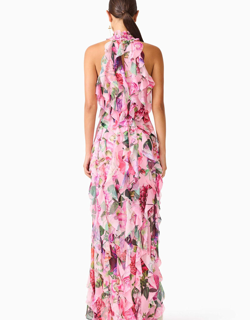 Elliatt Solene Floral Halter Maxi Dress
