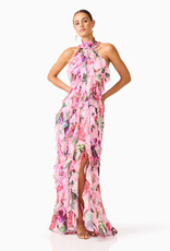 Elliatt Solene Floral Halter Maxi Dress
