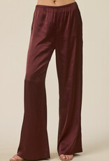 Mia Satin Trouser With Scarf Tie