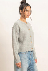 Jane Long Sleeve Button Cardigan