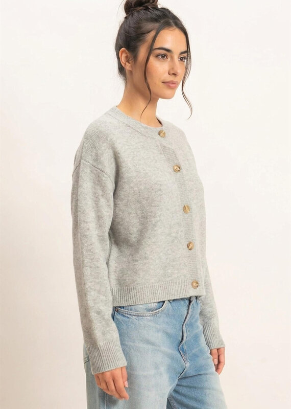 Jane Long Sleeve Button Cardigan