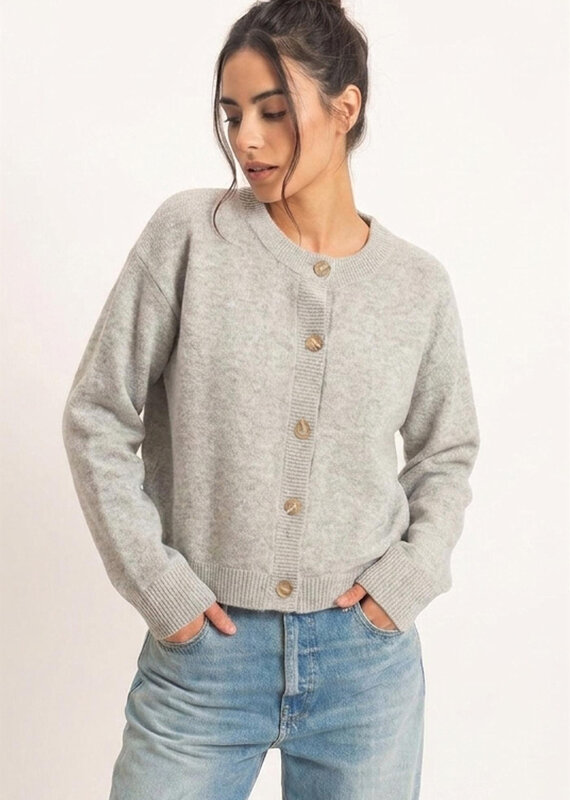 Jane Long Sleeve Button Cardigan