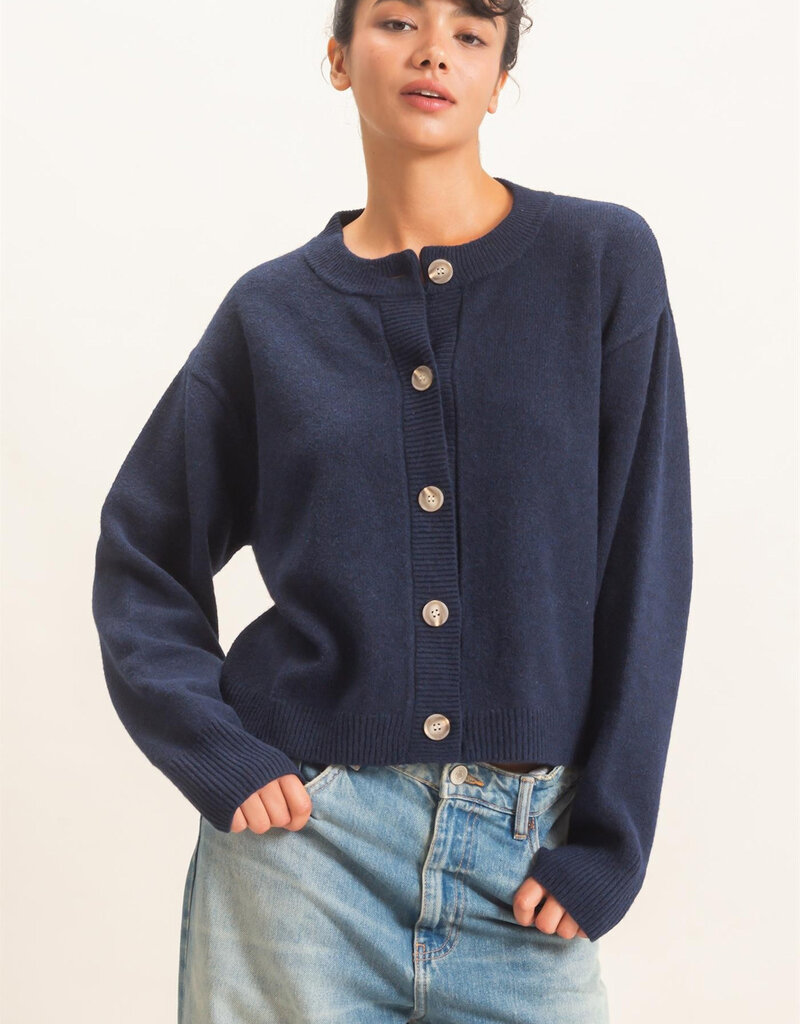 Jane Long Sleeve Button Cardigan