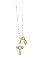 Bonham Gold Cross Necklace