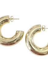 Mae Hoop Earrings Gold
