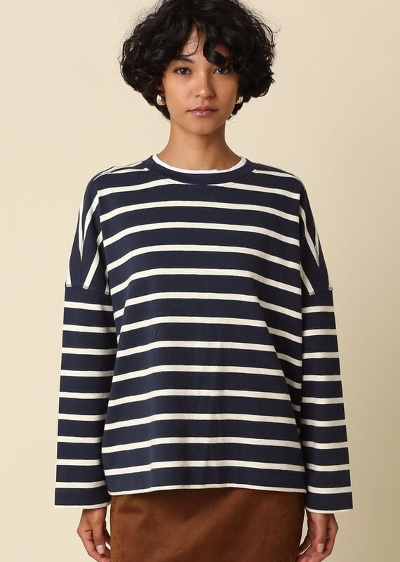 Hailey Striped Long Sleeve Top